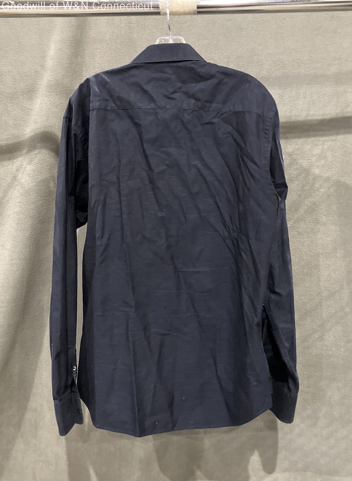 Bugatchi Men's Gray Button-Up Regular - image 4