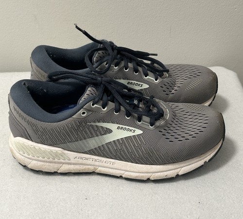Brooks GTS Addiction 15 Laufschuhe Turnschuhe Damen Größe 8 M (B) grau blau - Bild 11 von 12