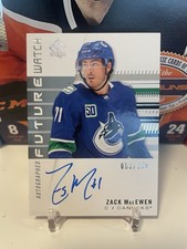 2019-20 SP Authentic Future Watch Auto /999 Zack MacEwen Rookie #170!