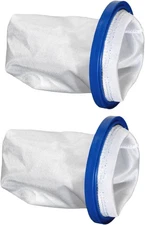 ATIE Handheld Pool Vacuum Cleaner Sand & Silt Filter Bag - Compatible White 