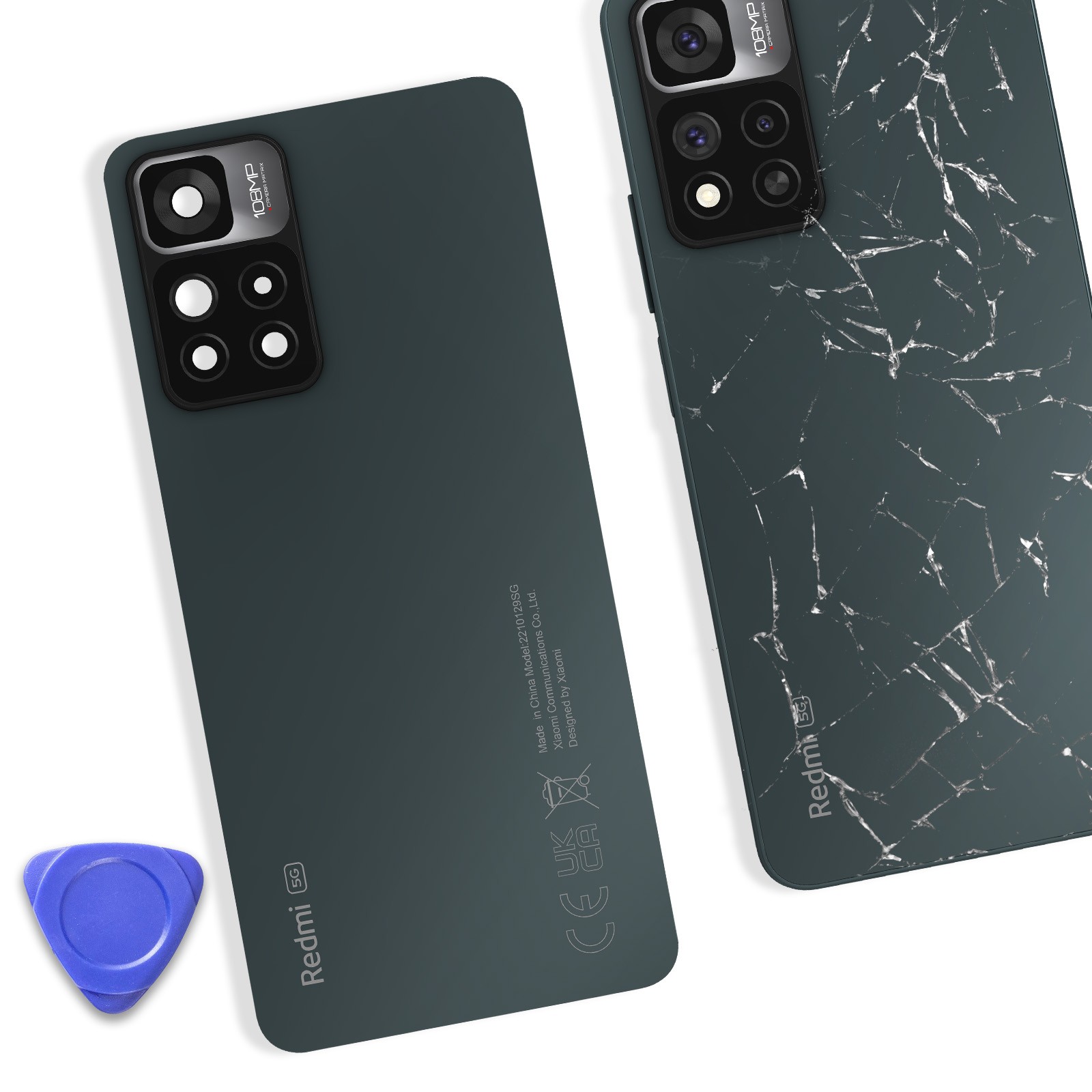 Vitre arriere de rechange pour Redmi Note 11 Pro Plus - 4