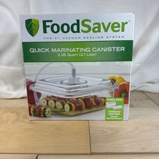 FoodSaver Quick Marinating Canister 2.25 Quart (2.1L) T02-0050-01 Vacuum Seal