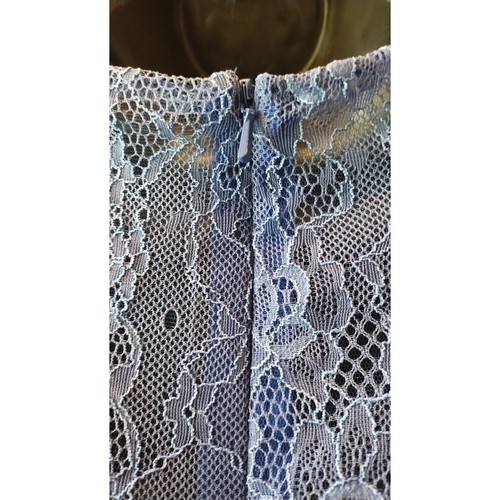 JJs House Spitze Chiffon Etui knielang festliches Kleid drapierte Ärmel - Bild 5 von 17