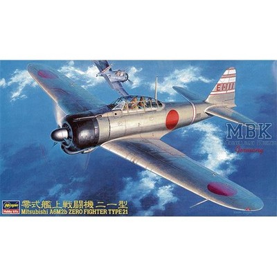 HASEGAWA HAS09143 Mitsubishi A6M2b Zero Fighter Type 21 (JT43)