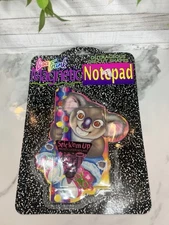 Vintage Lisa Frank Magnetic Koala Notepad 1990’s Cute Koala In Jeans