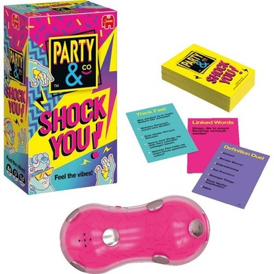 JUMBO Party & Co. Shock You DACH Brettspiel für 4-10 Spieler (ab 16 Jahre)