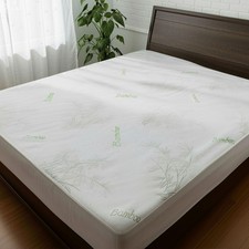 Waterproof Mattress Protector Cover- Bamboo Viscose 260 GSM mattress cover, B...