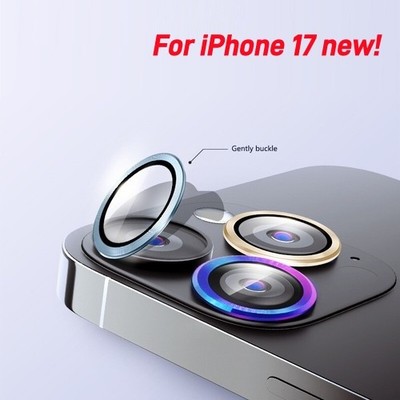 For iPhone 17 16 15 14 Pro Max 13 12 Camera Lens Protector Tempered Glass Cover