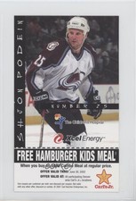 2001-02 Colorado Avalanche Team Issue Shjon Podein #25 8d2