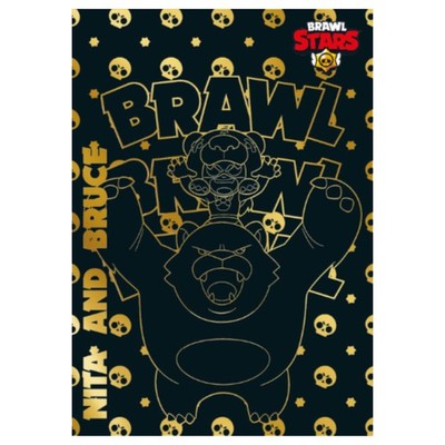 Brawl Stars Karten - Trading Cards Limited Edition - LE Karte NITA AND BRUCE