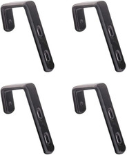 4 Staffe in Ferro per Scaletta per Letto a Castello, in Acciaio Inox Rivestito i