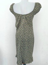 Robe Pimkie En Dentelle Verte - Taille 38, Mi-manches, Longueur Genou, Occasion Bon état