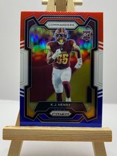 2023 Prizm K.J. Henry RC Red White Blue Prizm No. 400 Commanders