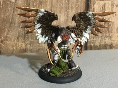 A24920 WARMACHINE HORDES CIRCLE ORBOROS RAZORWING GRIFFON PAINTED BASED PP