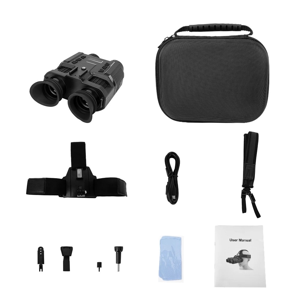 NV8000 1080P Night Vision Binoculars Goggles Head Mount Infrared Night Vision