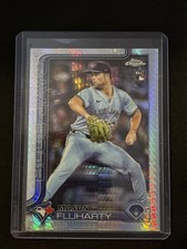 🔥Mason Fluharty 2025 Topps Chrome Update RC Prism Refractor #USC161 Blue Jays