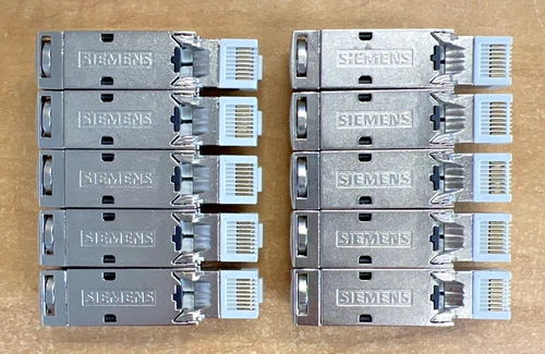 Siemens (Lot of 10) 6GK1901-1BB10-2AA0 Industrial Ethernet FastConn. RJ45 plug