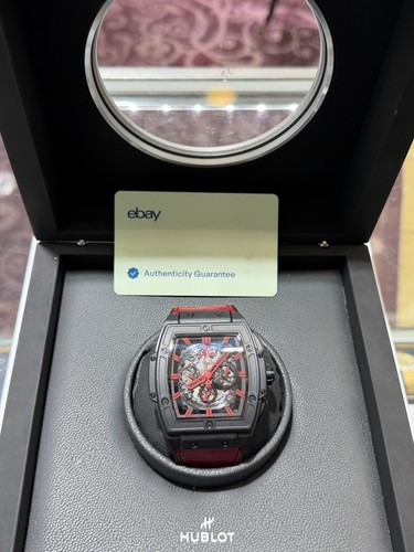 Hublot Spirit of Big Bang Ceramic Black Red SKELETON 45mm 601.CR.0130.LR BOX