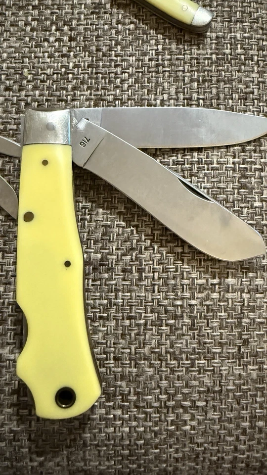 Conjunto de facas de bolso Camillus 7 peças jaqueta amarela - Imagem 3 de 4