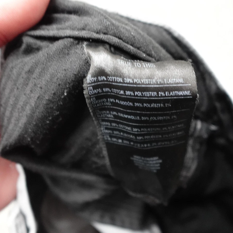 Volcom Chino Shorts Mens 34 Gray Stretch Casual Stone Logo Zip Fly Pockets Fit - Image 4 of 4