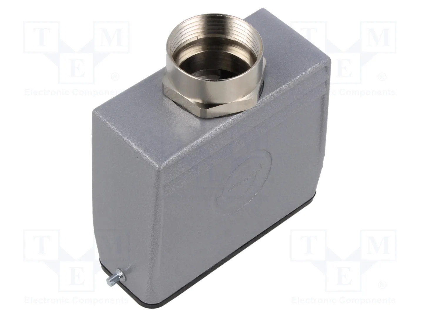 Enclosure for connectors: HDC; high; straight; IP65; aluminium