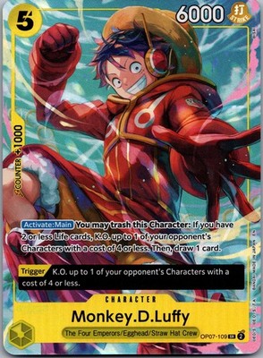 Monkey.D.Luffy (Illustration Box Vol.3) OP07-109 One Piece Promo Foil NM A85