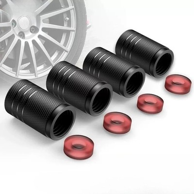 4 Stück Reifen Ventilkappen - Universal Rad Luft Staub Schaft Abdeckungen für Auto Fahrrad UK Verkauf