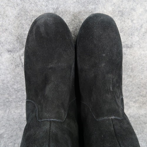 Scarpe Colin Stuart donna 6,5 stivali alti zeppa moda pelle pull on nero - Foto 11 di 17