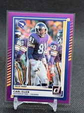 2025 Donruss PURPLE PRESS PROOF Carl Eller #124 - Minnesota Vikings