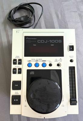 Pioneer CDJ-100S Single-CD-Player DJ CD Player Master-Tempo Tempo Control Silber