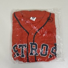 Camiseta de béisbol MLB Houston Astros Yordan Álvarez #44 abotonada (XL) naranja