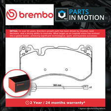 Brake Pads Set fits AUDI RS7 4G 4.0 Front 13 to 18 Brembo 4F0698151F 4F0698151G