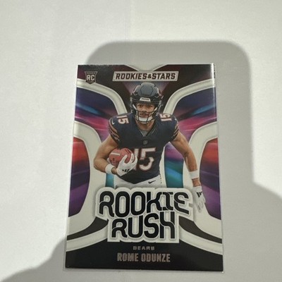 ROME ODUNZE 2024 PANINI ROOKIES & STARS NO. RR-ROE ROOKIE RUSH CHICAGO BEARS NFL
