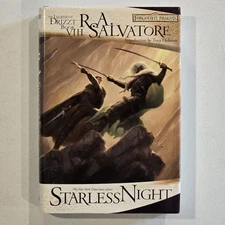 The Legend Of Drizzt - Starless Night - BOOK VIII - RA Salvatore HARDCOVER BOOK