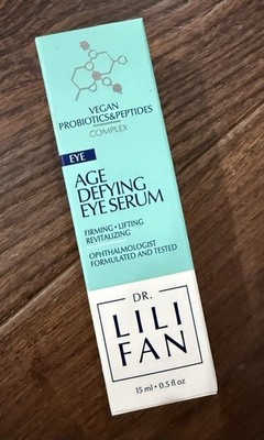 Dr. Lili Fan Probiotic Age-Defying Eye Serum 15 mL /0.5 fl oz New in Box