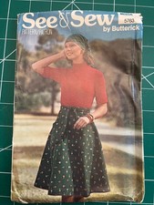 Butterick 5763 See & sew- misses wrap skirt- ...