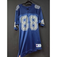 Vintage 1990s Rare Michael Irvin Blank Jersey Size Large