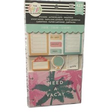 NIP MAMBI Happy Planner stickers sticky notes PLMP-22 423 pieces vacation vacay