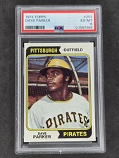 1974 Topps Baseball #252 DAVE PARKER RC Pittsburgh Pirates Rookie PSA 6 EX-MT