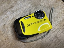 Fujifilm FinePix XP Series XP80 16.4MP Digital Camera Yellow TESTED NO CHARGER