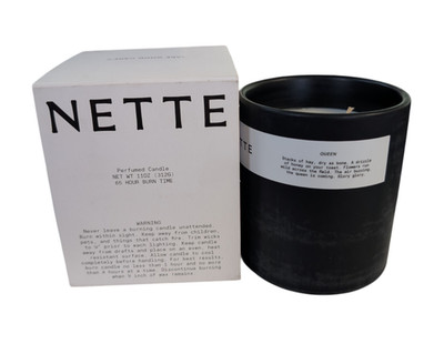 Nette Candle - QUEEN , 11oz (65hr of Burn Time) -  NIB, Free Ship