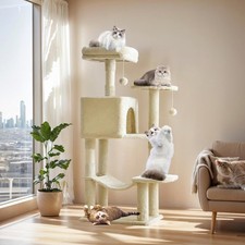 Multi-Level Cat Tree Tower Furniture Activity Center with Scratching Posts