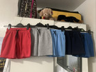 Lot short George 6-7 ans X 5 en rouge gris et 3 x bleu occasion et jamais utilisé très bon état