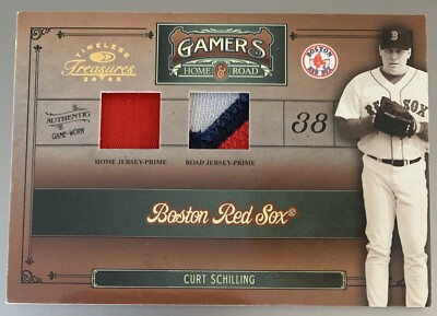 Curt SCHILLING 2005 Donruss Timeless Treasures Gamers Dual PATCH #G-38 1/10