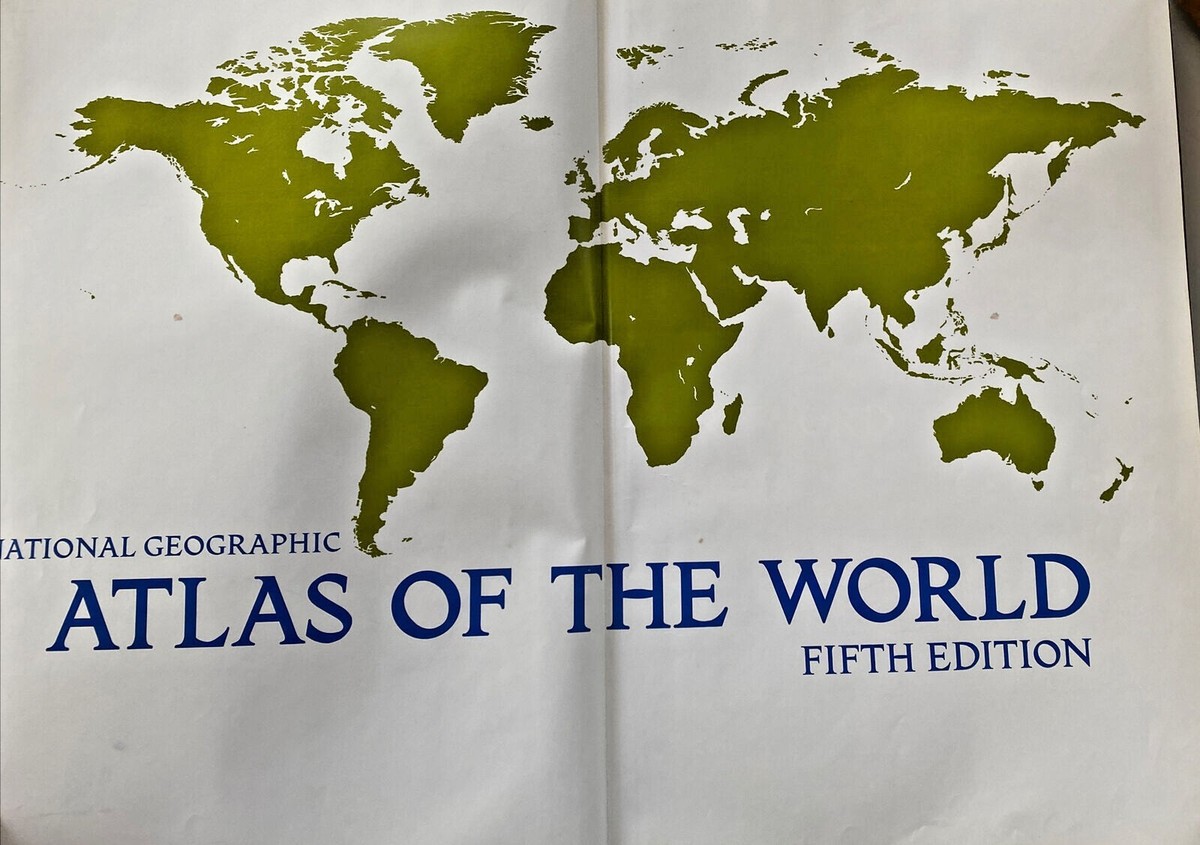 NG MAPS National Geographic Atlas of the World, 5th 1981 NG MAPS National Geographic Atlas of the World, 5th 1981
