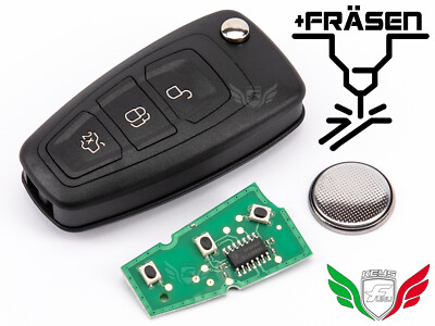 KALPPSCHLÜSSEL FÜR FORD MONDEO S-MAX C-MAX FOCUS GALAXY 433Mhz 4D63 1743826
