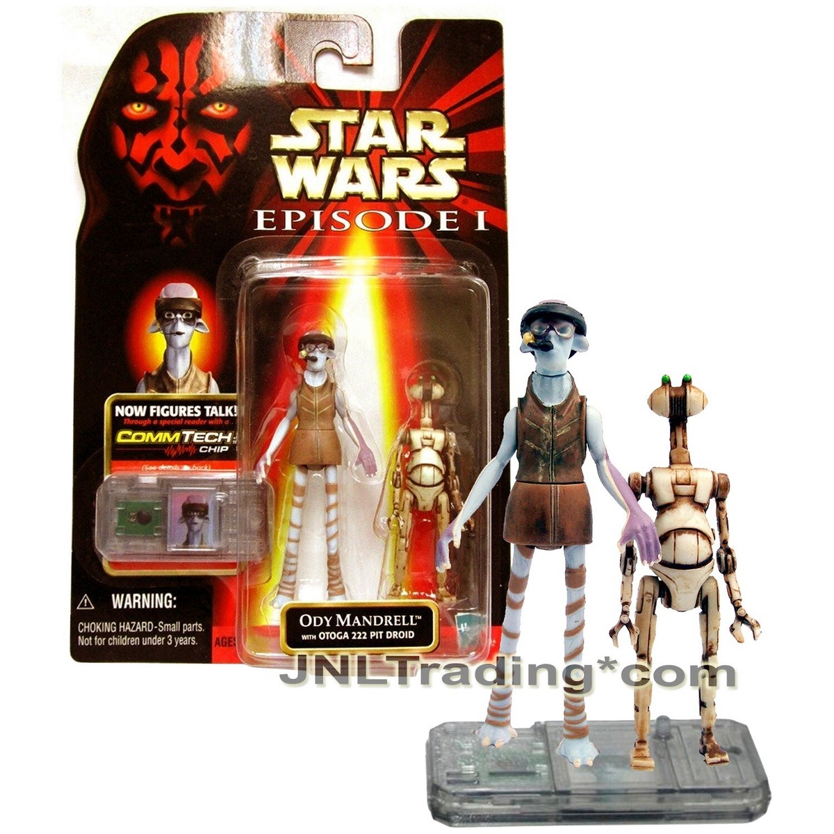 Year 1998 Star Wars The Phantom Menace Figure ODY MANDRELL + Otoga