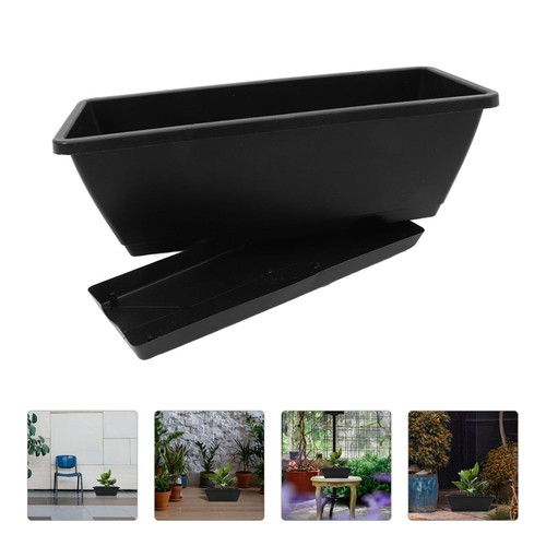4 Stück Fensterkasten-Pflanzgefäß, Blumenkasten, Gemüseanbautopf, Pflanzgefäß, - Bild 5 von 17
