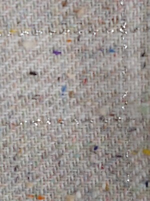 Lord & Taylor Fifth Ave Metallic Paint Spec Maxi skirt Women 11/12 Elastic Waist