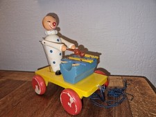 JOUET BOIS à tirer ANCIEN schowanek ??? made in Tchecoslovaquie